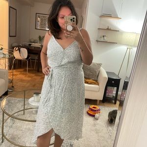 Abercrombie & Fitch Floral Wrap Maxi Dress